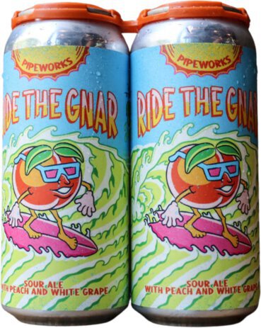 Pipeworks Ride The Gnar Sour Ale With Peach And White Grape