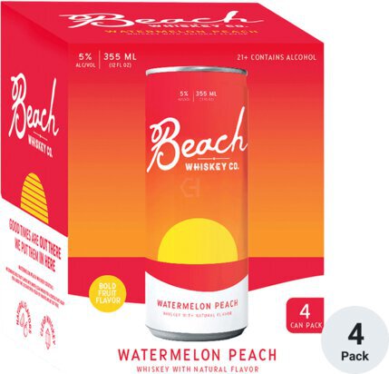 Beach Whiskey Water Peach