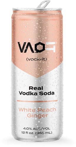 Vaqit White Peach Ginger Vodka Soda