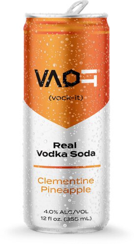 Vaq It Clementine Pineapple Vodka Soda 4pck