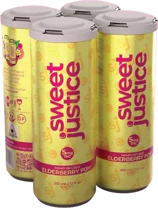 Thc Drink Sweet Justice Elderberry Pom