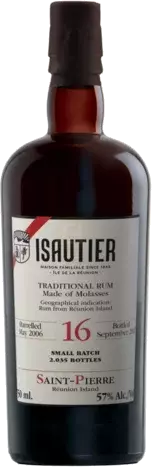 Isautier Small Batch Molasses Rum Years