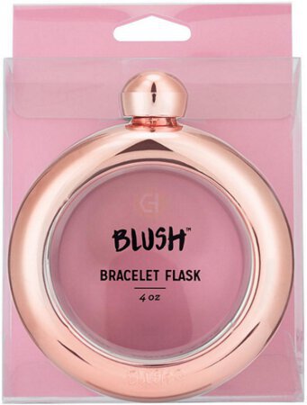 Rose Gold Plastic Bangle Flask By Blush