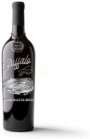 Mano's Buffalo Bills Bills Mafia Home Stadium Etched California Cabernet Sauvignon Nv