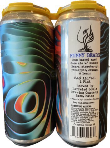 Barreled Souls Brewing Co Rummy Bears Rum Barreded Aged Cose