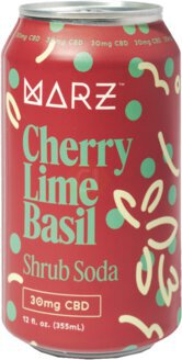 Marz Cherry Lime Basil Shrubsoda 30mg Cbd