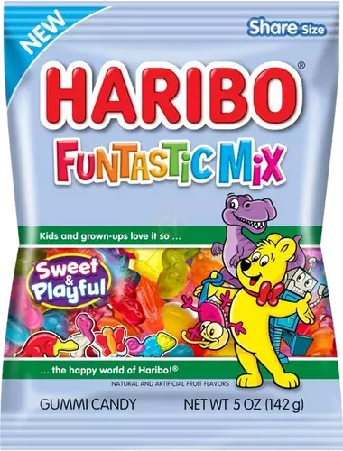 Haribo Funtastic Mix Peg Bag