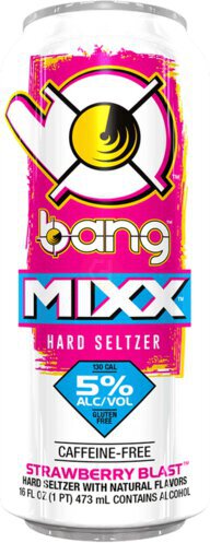 Bang Mixx Hard Seltzer Strawberry Blast 16z Can