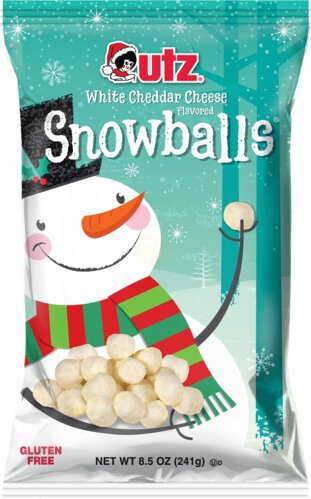 Utz Cheese Balls White Cheddar Snow Balls