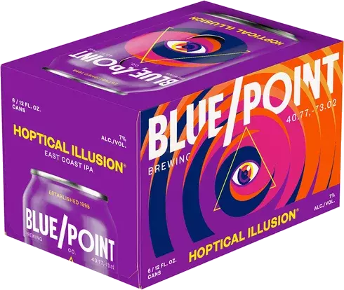 Blue Co Point Hoptical Illusion 6pk Can