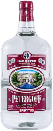Petergoff Vodka Spirytus Red