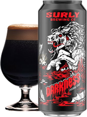 Surly Brewing Darkness Variant Double Barrel Darkness Imperial Stout Single