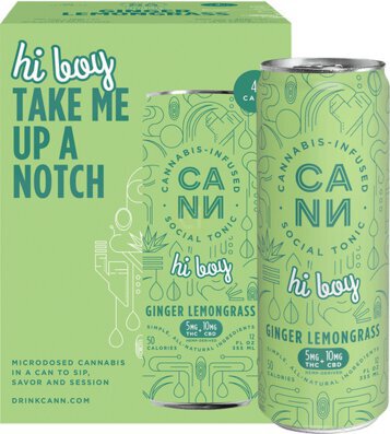 Cann Hi Boy Ginger Lemongrass Thc Cbd