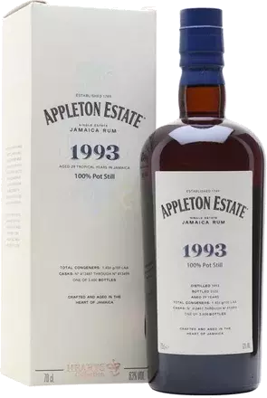 Appleton Estate Single Estate Pot Still Jamaica Rum Year Hearts Collection