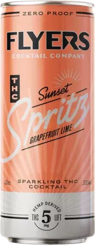 Flyers 5mg Thc Sunset Spritz Grapefruit Lime Single