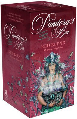 Pandora's Estate Grown Organic Red Blend Box