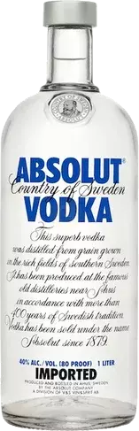 Absolut Vodka Reg