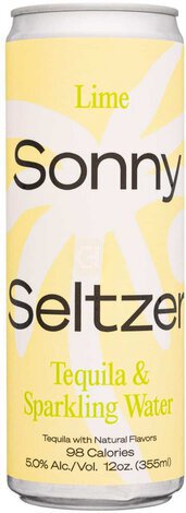 Sonny Beverages Tequila & Sparkling Water Lime Seltzer