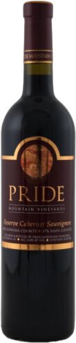 Pride Mountain Cabernet Sauvignon Napa Valley Sonoma County