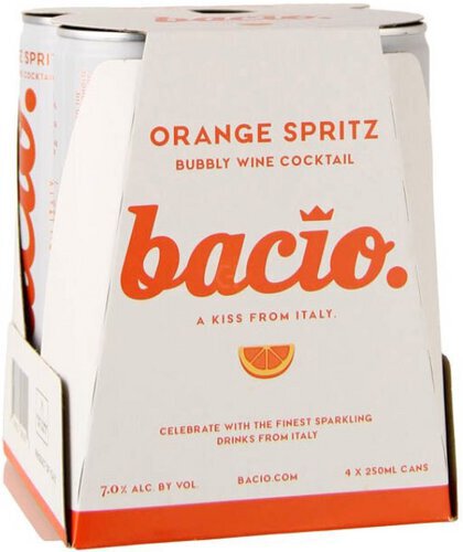 BACIO ORANGE SPRITZ 250ML 4PK