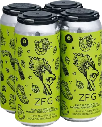 Hidden Springs Zero Fucks Given Pale Ale 4 Pack Cans