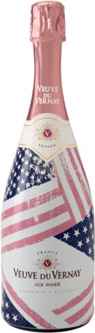 Veuve Du Vernay Ice Rose Demi Sec Stars & Stripes Stars & Stripes 750ml