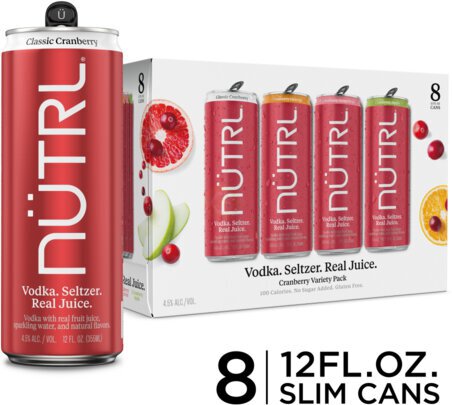 Nutrl Cranberry Seltzer Variety Pack