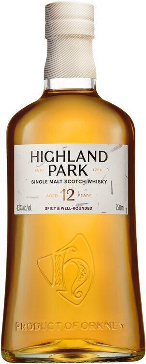 Highland Park 12 Year Old Single Malt Scotch Whisky 750ml