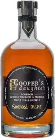 Cooper's Daugher Smoked Maple Bourbon Whiskey Claverack New York