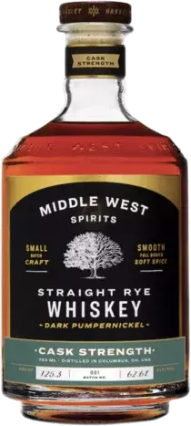 MIDDLE WEST PUMPERNICKEL RYE CASK STRENGTH WHISKEY