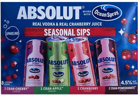 Absolut Rtd Seasonal Sips Variety