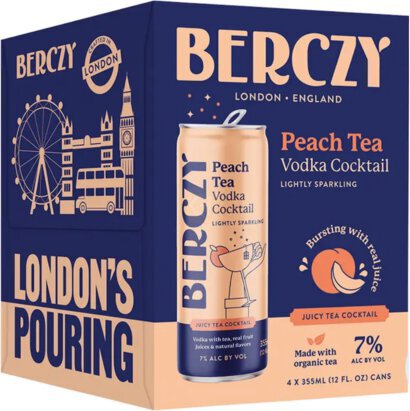 Berczy Rtd Vodka Base Lemon Tea Cktl