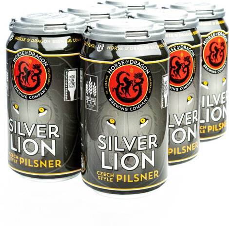 Horse And Dragon Silver Lion Czech Pilsner Cans