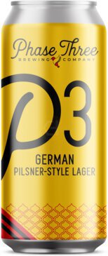 Phase Three P3 German Style Lager Can