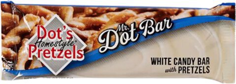DOT'S PRETZELS MR DOT BAR WHITE CHOCOLATE