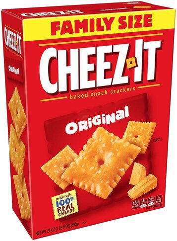 Cheez It Original Baked Snack Crackers Family Size