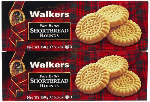 Walkers Highlander Shortbread Round Cookies