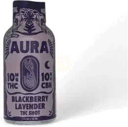 Aura Blackberry Lavender 10mg Thc 10mg Cbn Shots