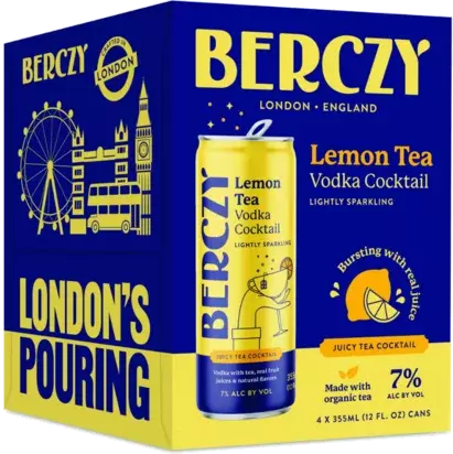 Berczy Rtd Vodka Base Peach Tea Cktl