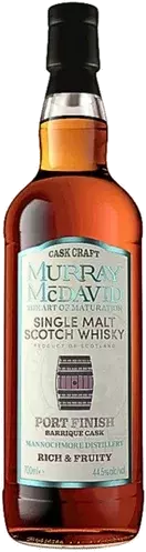 Murray Mcdavid Cask Craft Mannochmore Port Finish Single Malt Scotch Whisky