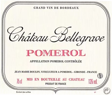 Chateau Bellegrave 92pts Pauillac Grnd Vin