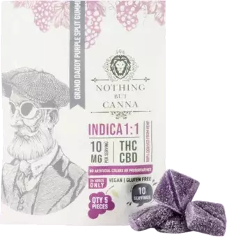 Thc Nothing But Canna Grand Daddy Purple Gummy 10mg