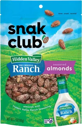 Snak Club Hidden Valley Ranch Almonds