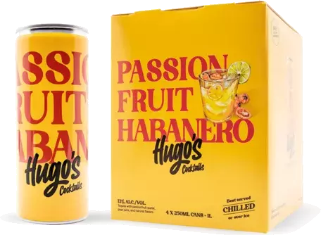 Hugo's Cocktails Passion Fruit Habanero Margarita