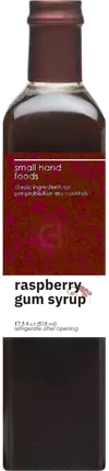 Small Hand Raspberry Gum Syrup