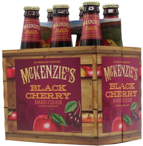 Mckenzies Hard Black Cherry Cider Ln
