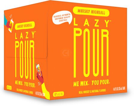 Lazy Pour Whiskey Highball