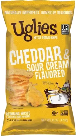 Uglies Kettle Chips Cheddar & Sour Cream Each