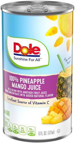 Dole Pinaple Mango Juice