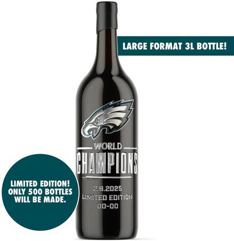 Philly Eagles Red Blend Reserve Etched